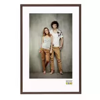 Vienvietis nuotraukų rėmelis Deknudt S44CH4 Rudas MDF 320x47 mm
