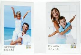 Deknudt Resin Frame S58RL2 2x 5,5x8,6 cm Skaidrus – dvigubas nuotraukų rėmelis