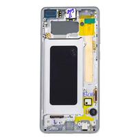 Ekrano keitimo modulis Samsung Galaxy S10 (G975) OEM GH82-18849B, baltas