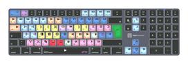 Pilno dydžio Bluetooth klaviatūra LogicKeyboard LKB-MCOM4-TM – QWERTY vokiškas išdėstymas, 109 klavišai, pilka titano spalva