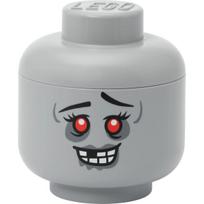Room Copenhagen LEGO laikymo galva „Zombis“ maža pilka – žaislų dėžė