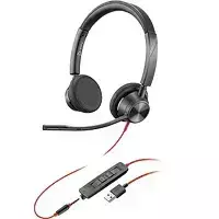 Ausinės POLY Blackwire 3320, laidinės, USB-C