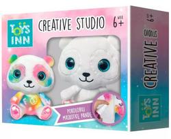 Kūrybinis rinkinys Stnux Creative Studio – pliušinis panda žaislas spalvinimui, rankdarbių rinkinys STN7878