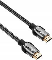 HDMI laidas Akyga AK-HD-30S, 3 m, palaiko 8K@60Hz ir 4K@120Hz