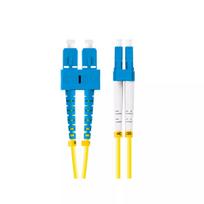 Skiemeninis optinis kabelis LANBERG FO-SULU-SD11-0020-YE, 2 m, G.657.A1, SC į LC, geltonas