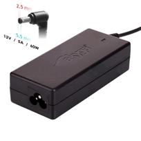 Nešiojamo kompiuterio maitinimo adapteris Akyga AK-ND-85, 12V 5A, 1,2 m laidas, juodas