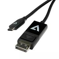 Laidas keitiklis USB Type-C 3.2 Gen 1 į DisplayPort juodas V7 V7UCDP-2M