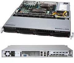 Supermicro SuperChassis 813MF2TQC-505CB 1U serverio korpusas, 500 W maitinimo blokas, juodas