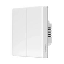 Sonoff TX T5 2C belaidis Wi-Fi jutiklinis sieninis jungiklis 2 kanalų, baltas