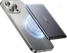 Nešiojamas powerbankas Lexon MINIMAG POWER BANK tamsiai pilkas X00PB4001