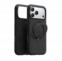 Dėklas telefonui Torras Spin Softune Series iPhone 17 Pro – juodas, plonas apsauginis dėklas
