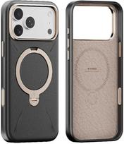 Dėklas telefonui Torras Spin Vegskin Series, skirtas iPhone 17 Pro – juodas