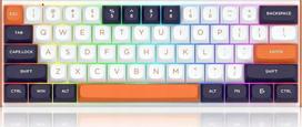 Mechaninė klaviatūra REDRAGON FIDD K683WBO RGB apšvietimas – belaidė tenkeyless su RGB apšvietimu