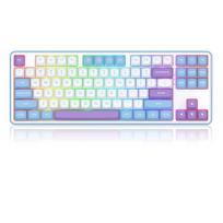 Mechaninė klaviatūra REDRAGON K707WBP-RGB-PRO StarBlade, laidas USB, mėlyna balta