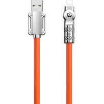 USB–Lightning laidas Dudao L24AL – 1 m, USB‑A į Lightning, oranžinis