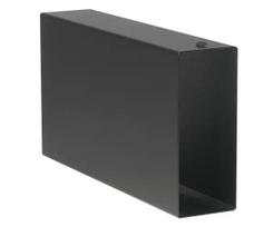 Išorinis vaizdo plokštės korpusas Sonnet DM-ENC-1M-D — aliumininis, juodas, 88×424×228 mm