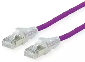 Tinklo kabelis Dätwyler 21.05.0516 Violetinė 1m Cat6a S/FTP