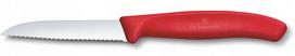 Virtuvinis peilis Victorinox Swiss Classic 8 cm daržovių peilis, raudona rankena