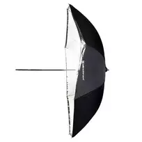Elinchrom 26358 Reflektorinis skėtis juodas peršviečiamas baltas, 85 cm skersmuo