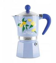 Kavinukas viryklei BIALETTI Rainbow 3 puodeliams, Fruit Vibes – Mėlyna