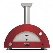 Picos krosnelė Alfa Forni Moderno 2 Pizze Hybrid Antique Red – talpa 2 picoms, hibridinis kuras