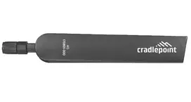 Išorinė tinklo antena CradlePoint 170801-000, SMA jungtis, 0,6–6 GHz, 180 mm, anglies spalvos