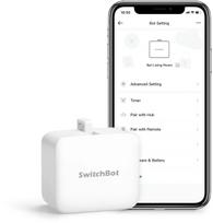 Robotinis mygtukų spaudytuvas SwitchBot Bot, modelis SwitchBot-S1W, baltas