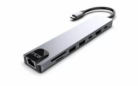 USB Type-C stotelė INCA ITPC-7T 1000Mbit/s HDMI RJ-45 USB 2.0 USB 3.0