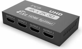 HDMI skirstytuvas INCA IHSK-430 HDMI 1.4b, 4K išvestis į kelis ekranus