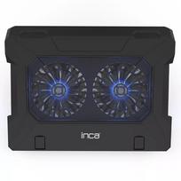Aušinimo padėklas nešiojamam kompiuteriui Inca INC-321RX 43,2 cm 2 ventiliatoriai Juodas