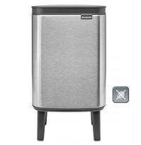 Šiukšliadėžė BRABANTIA BO 4L matinis plienas Fingerprint Proof – 4 litrų pedalinis kibiras iš nerūdijančio plieno