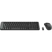 Belaidis klaviatūros ir pelės rinkinys Logitech Wireless Combo MK220