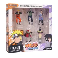 Naruto Shippuden figūrėlės – 6 vnt. rinkinys Deluxe Edition VER. B