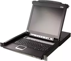 ATEN CL5708MW FR KVM Jungiklis 8 prievadų 17,3 colio LCD SingleRail PS/2-USB VGA