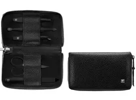 Manikiūro rinkinys ZWILLING 97002-004-0 – 5 dalių, juodos odos dėklas