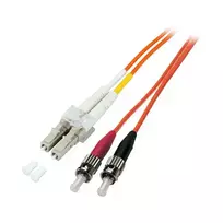 EFB-Elektronik Duplex Jumper LC-ST 50/125µ, OM2, LSZH, oranžinis, 2,0 mm 0,5 m
