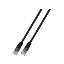 EFB-Elektronik RJ45 jungiamasis kabelis Cat.6 U/UTP PVC CCA juodas 3m (K8100SW.3)