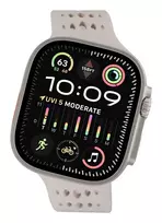Decoded Silicone Ares O Band – Silikoninis dirželis, skirtas Apple Watch 44/46/49 mm (molio spalva)