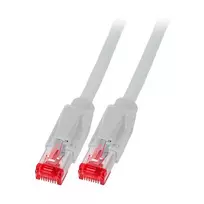 EFB RJ45 jungiamasis kabelis Cat.6A S/FTP LSZH Draka UC900 TM21 pilkas 0,2 m