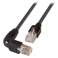 EFB RJ45 Patch laidas Cat.5e S/UTP PVC TM11 1x90 juodas 0,25 m