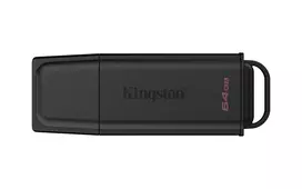 Kingston DataTraveler Exodia 64GB USB 3.2 Gen 1 juoda laikmena