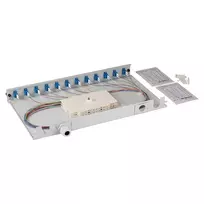 Šviesolaidžių sujungimo dėžė EFB Elektronik BA71921L24, LC 9/125µm OS2, 24 atskiri pigtailai, 12 movų, ištraukiama