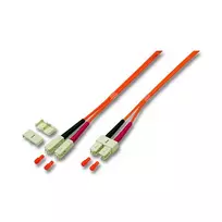EFB-Elektronik Duplex Jumper SC-SC 50/125µ, OM2, LSZH, oranžinė, 3,0 mm, 3 m