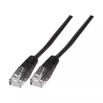 EFB-Elektronik modulinis RJ45 (8/4) – RJ45 (8/4) kabelis, liejinis, juodas, 2 m