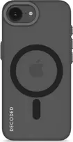 Dėklas Decoded Clear Case iPhone 16e, matinė juoda permatoma