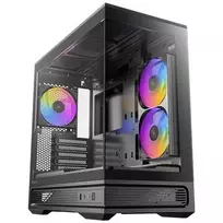 Antec korpusas Mini C2M ARGB M-ATX/M-ITX be maitinimo šaltinio juodas