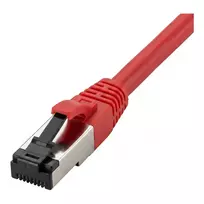 Synergy21 Patch Laidas RJ45, CAT8.1 2000Mhz, 2m, Raudonas, S-STP(S/FTP), TPE/LSZH(SuperFlex), AWG26