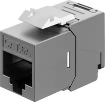 Goobay Keystone modulis RJ45 CAT 6A, STP, plonas ir trumpas, įžeminimo gnybtas (77942)