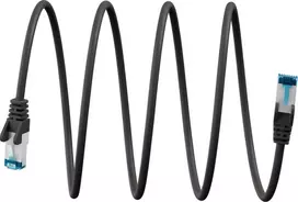 Goobay Ultra-Flexible CAT 6A Patch Cable S/FTP (PiMF), juoda (79249)