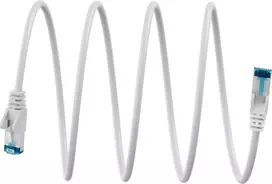 Goobay itin lankstus CAT 6A jungiamasis kabelis S/FTP (PiMF), baltas (79417)